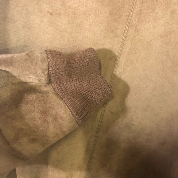 Hill and Archer suede bomber jacket vintage sz 46 - Picture 6 of 9